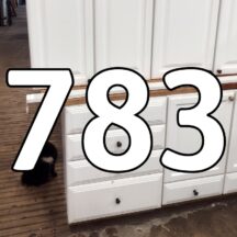 Cabinet Set 783 $1,800